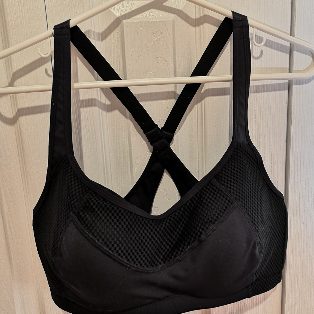 MPG Under Wire Padded Women's Black Sports Bra 36C